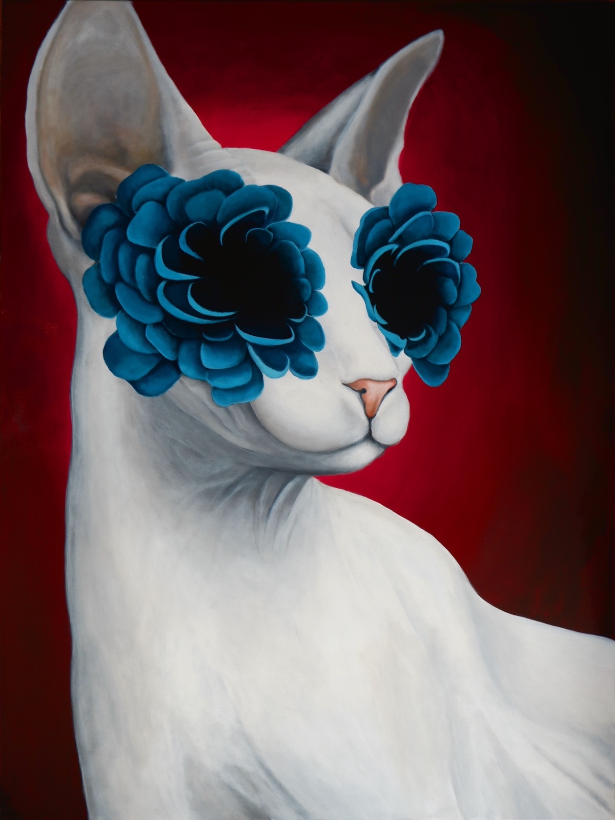 Nala, 2019, Acrylic on canvas, 48x36 in